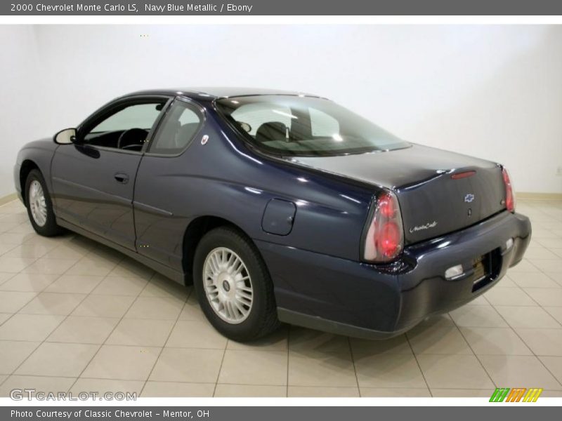 Navy Blue Metallic / Ebony 2000 Chevrolet Monte Carlo LS