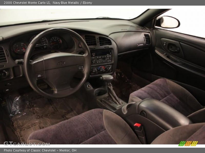 Navy Blue Metallic / Ebony 2000 Chevrolet Monte Carlo LS