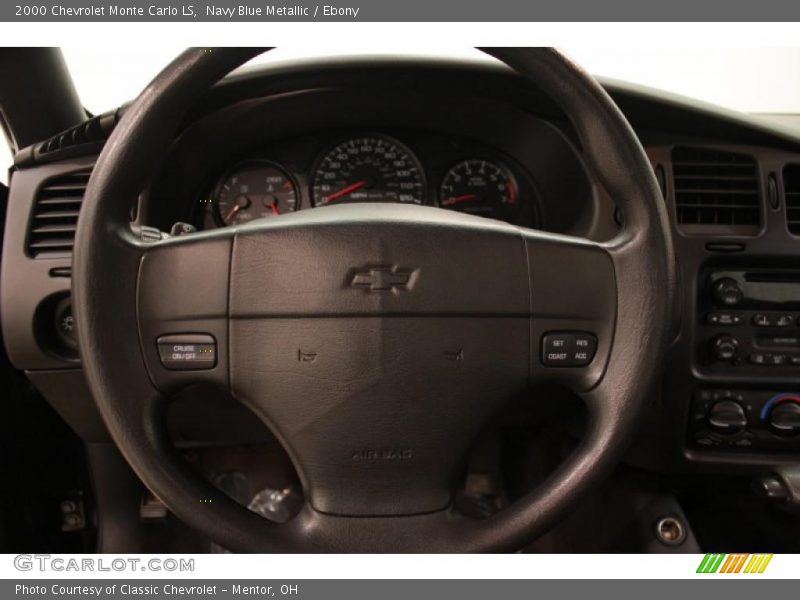 Navy Blue Metallic / Ebony 2000 Chevrolet Monte Carlo LS