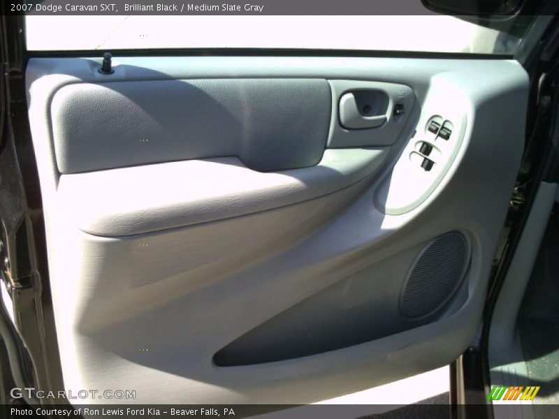 Brilliant Black / Medium Slate Gray 2007 Dodge Caravan SXT