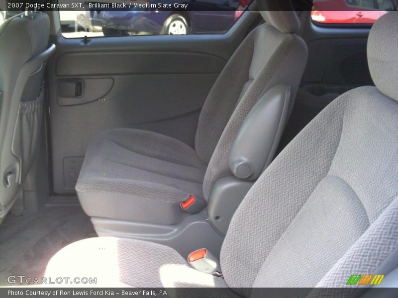 Brilliant Black / Medium Slate Gray 2007 Dodge Caravan SXT