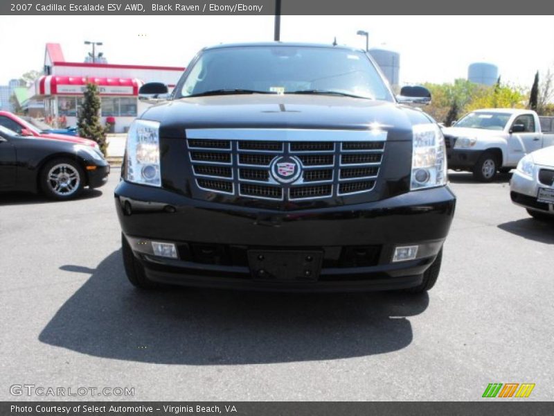 Black Raven / Ebony/Ebony 2007 Cadillac Escalade ESV AWD