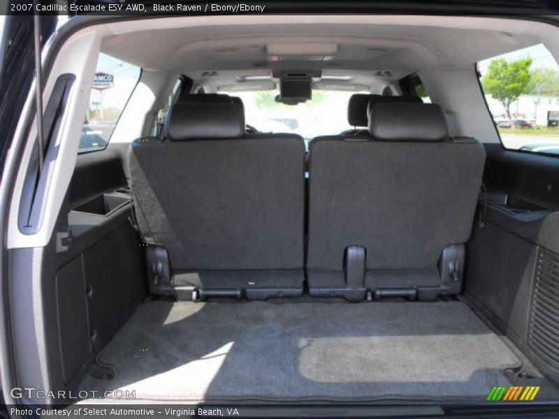 Black Raven / Ebony/Ebony 2007 Cadillac Escalade ESV AWD