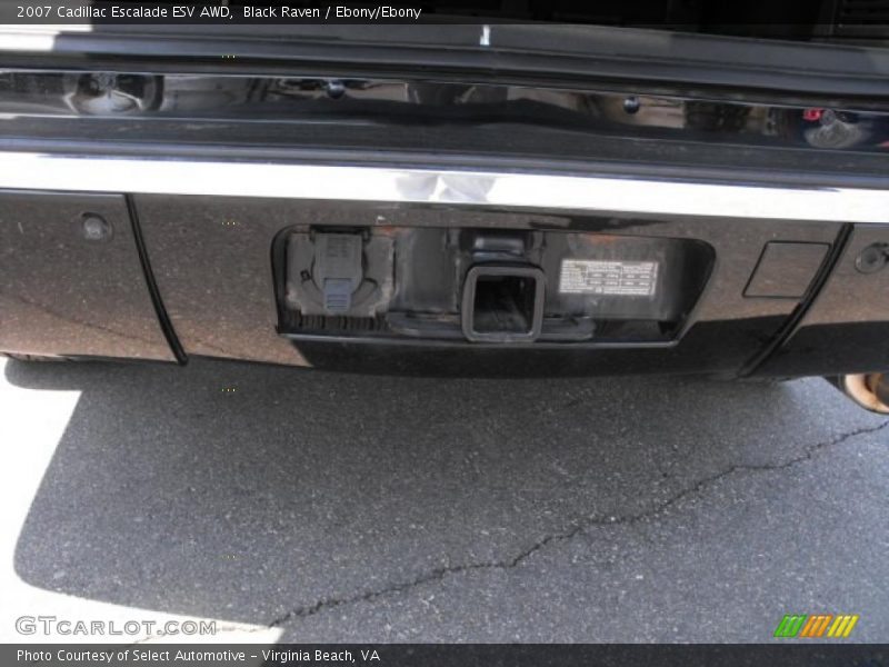 Black Raven / Ebony/Ebony 2007 Cadillac Escalade ESV AWD