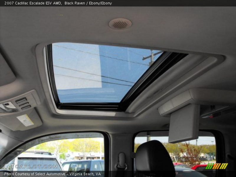 Black Raven / Ebony/Ebony 2007 Cadillac Escalade ESV AWD