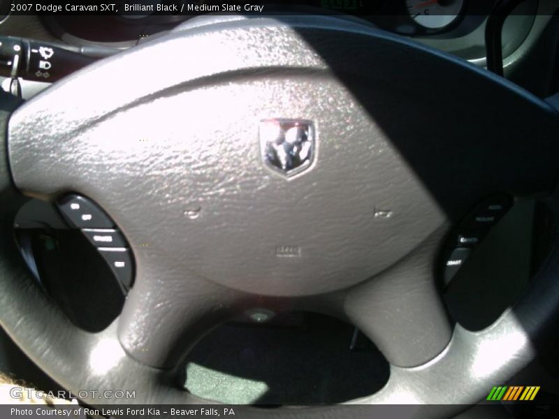 Brilliant Black / Medium Slate Gray 2007 Dodge Caravan SXT