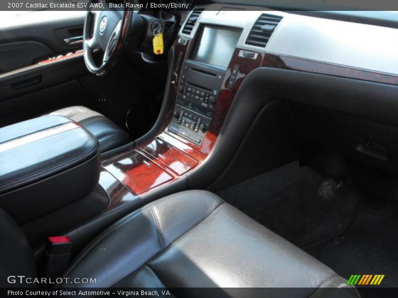 Black Raven / Ebony/Ebony 2007 Cadillac Escalade ESV AWD