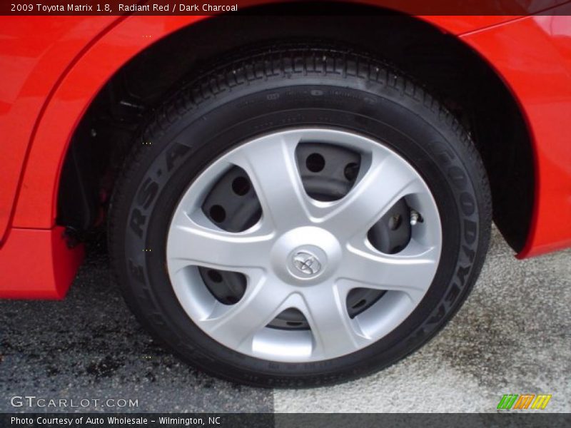 Radiant Red / Dark Charcoal 2009 Toyota Matrix 1.8
