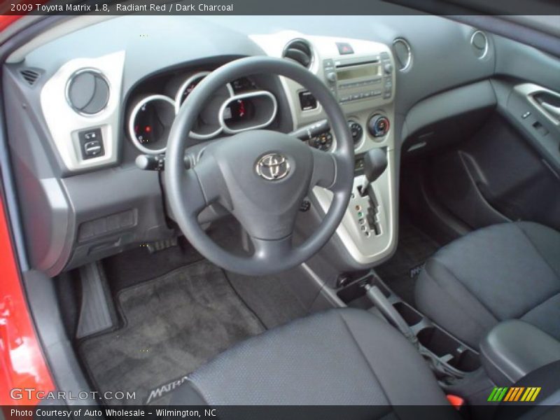 Radiant Red / Dark Charcoal 2009 Toyota Matrix 1.8