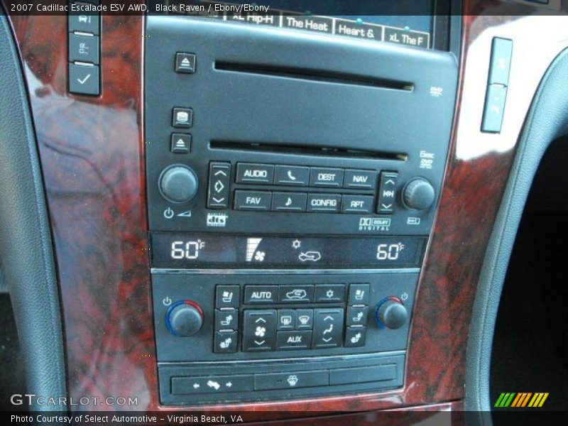 Black Raven / Ebony/Ebony 2007 Cadillac Escalade ESV AWD