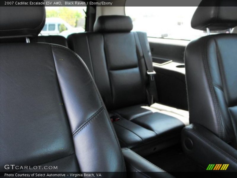 Black Raven / Ebony/Ebony 2007 Cadillac Escalade ESV AWD
