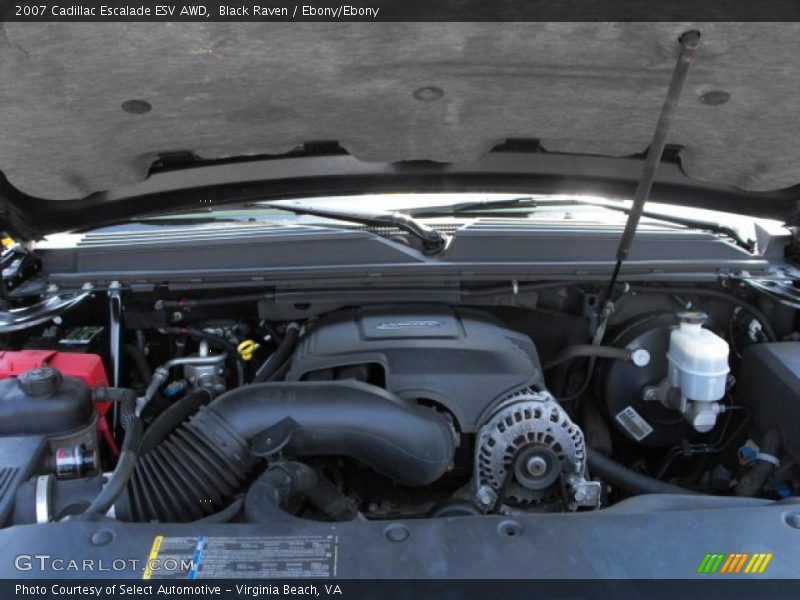 Black Raven / Ebony/Ebony 2007 Cadillac Escalade ESV AWD