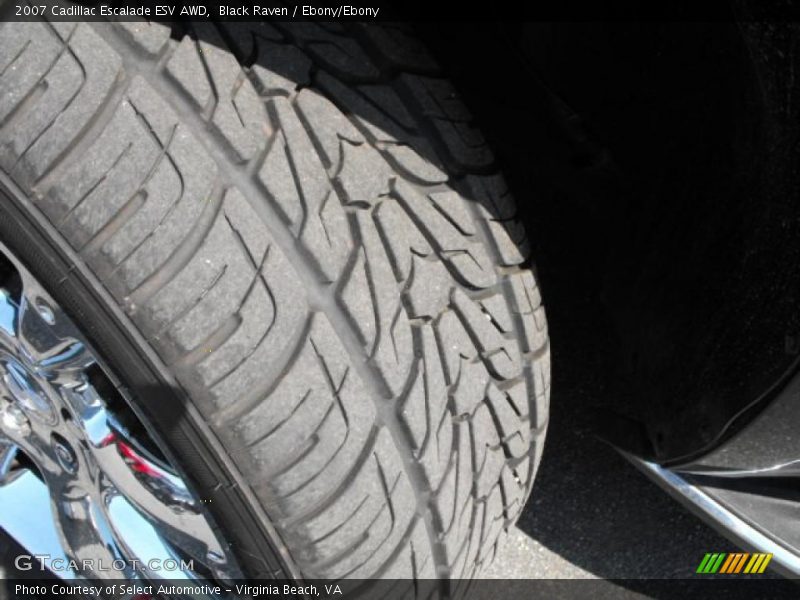 Black Raven / Ebony/Ebony 2007 Cadillac Escalade ESV AWD
