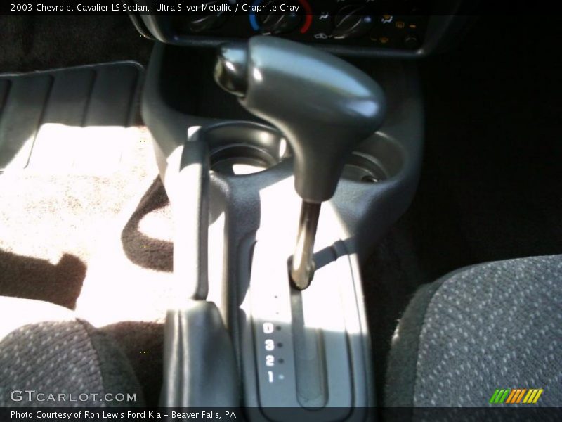 Ultra Silver Metallic / Graphite Gray 2003 Chevrolet Cavalier LS Sedan