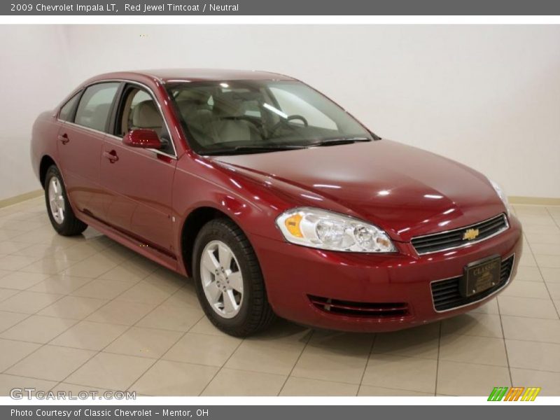 Red Jewel Tintcoat / Neutral 2009 Chevrolet Impala LT