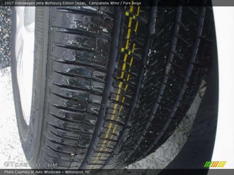 Campanella White / Pure Beige 2007 Volkswagen Jetta Wolfsburg Edition Sedan