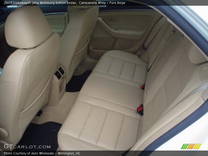 Campanella White / Pure Beige 2007 Volkswagen Jetta Wolfsburg Edition Sedan