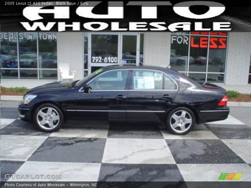 Black Onyx / Ecru 2005 Lexus LS 430 Sedan