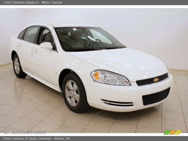 White / Neutral 2009 Chevrolet Impala LT