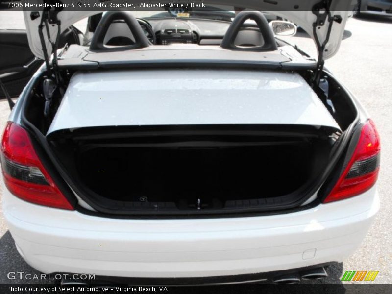 Alabaster White / Black 2006 Mercedes-Benz SLK 55 AMG Roadster