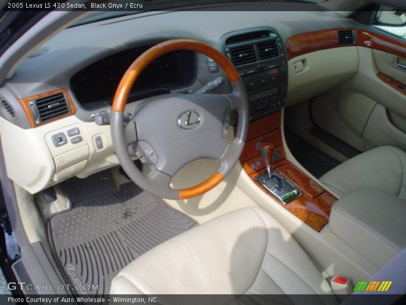 Black Onyx / Ecru 2005 Lexus LS 430 Sedan