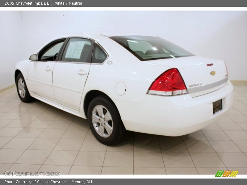 White / Neutral 2009 Chevrolet Impala LT