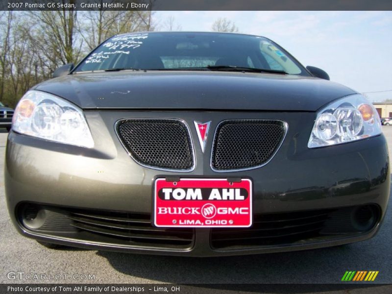 Granite Metallic / Ebony 2007 Pontiac G6 Sedan
