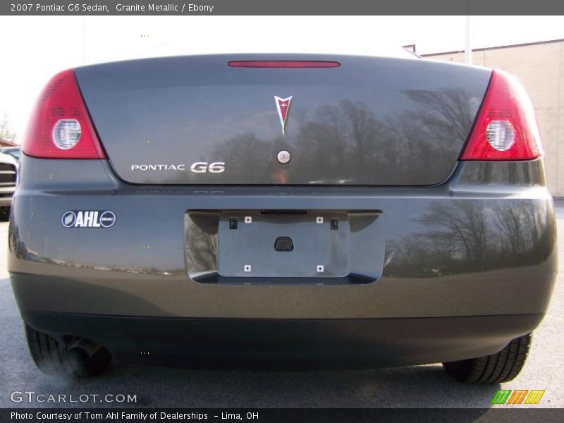 Granite Metallic / Ebony 2007 Pontiac G6 Sedan