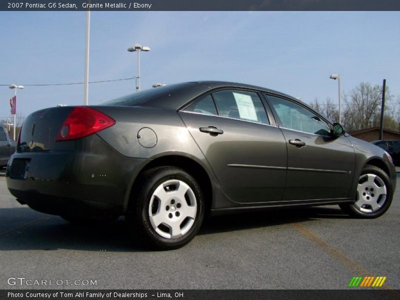 Granite Metallic / Ebony 2007 Pontiac G6 Sedan