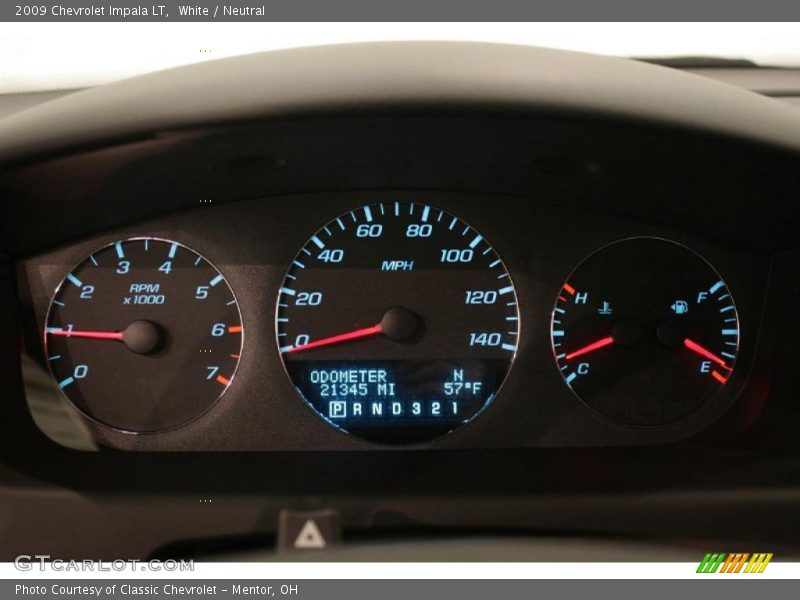 White / Neutral 2009 Chevrolet Impala LT