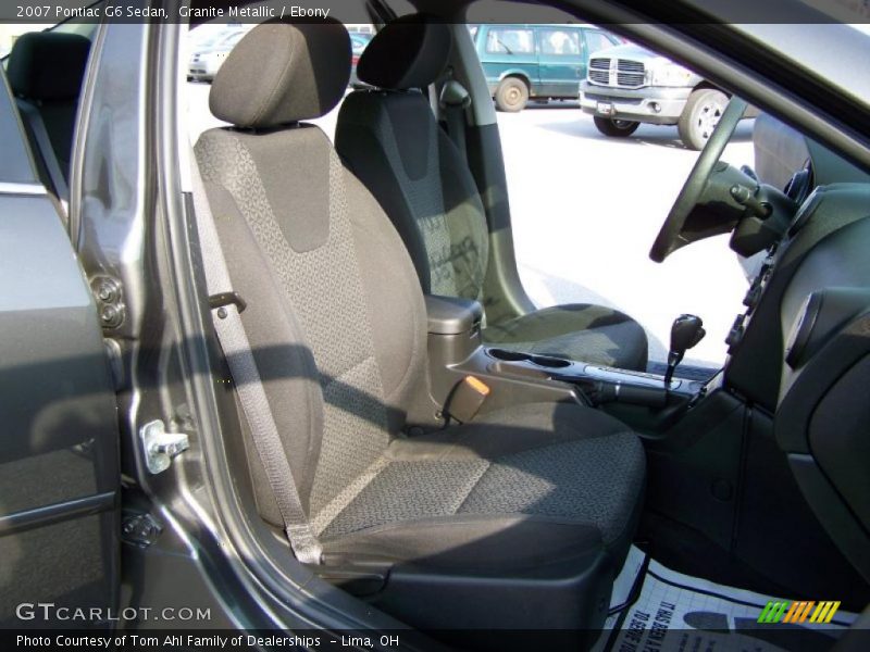 Granite Metallic / Ebony 2007 Pontiac G6 Sedan