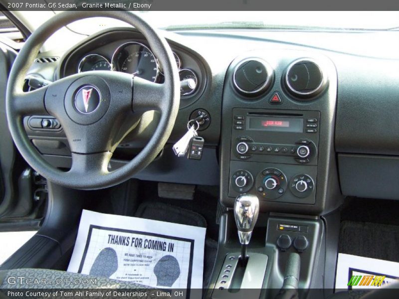 Granite Metallic / Ebony 2007 Pontiac G6 Sedan