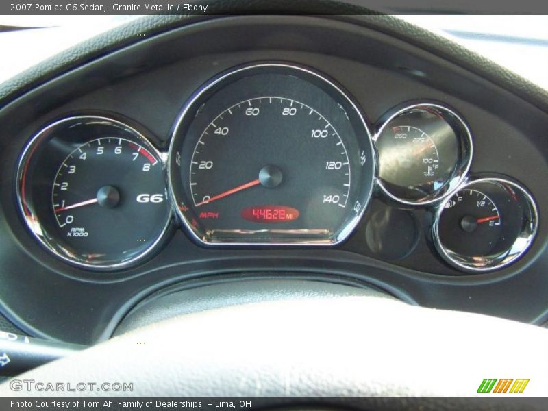 Granite Metallic / Ebony 2007 Pontiac G6 Sedan
