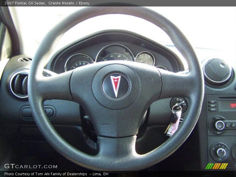 Granite Metallic / Ebony 2007 Pontiac G6 Sedan