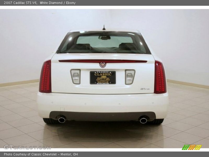 White Diamond / Ebony 2007 Cadillac STS V6
