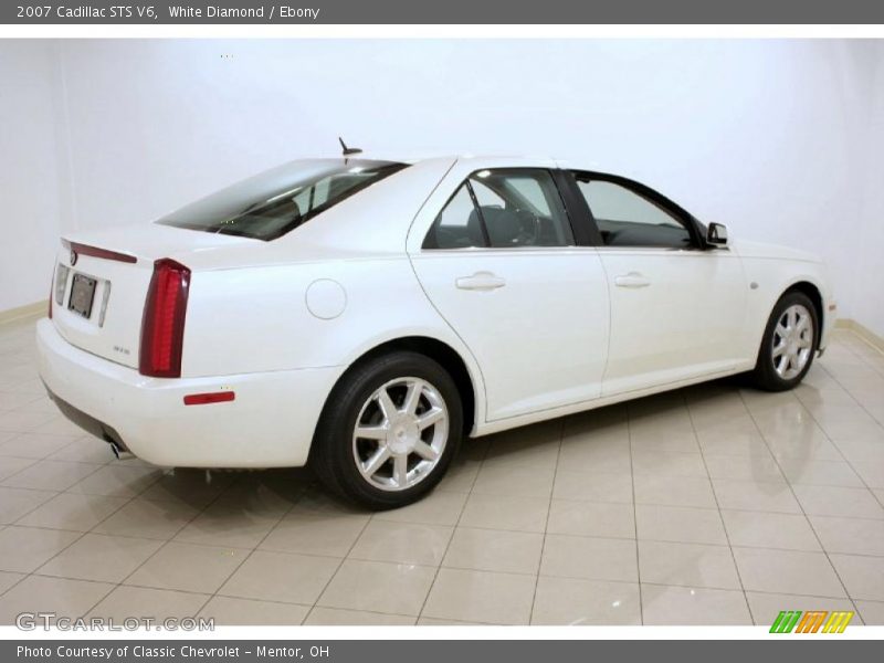 White Diamond / Ebony 2007 Cadillac STS V6