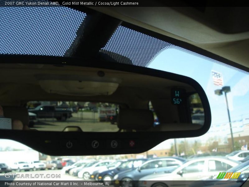 Gold Mist Metallic / Cocoa/Light Cashmere 2007 GMC Yukon Denali AWD