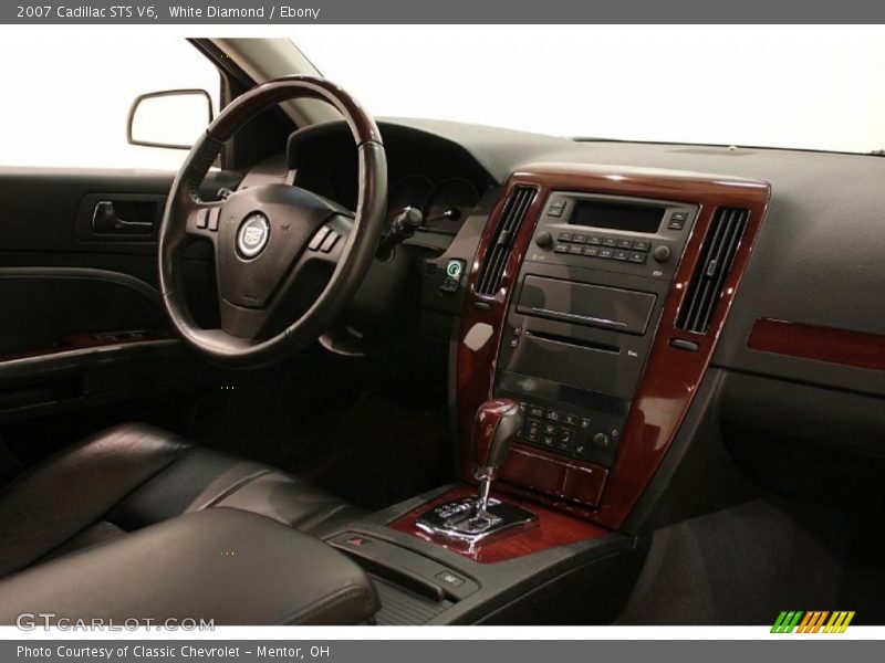 White Diamond / Ebony 2007 Cadillac STS V6