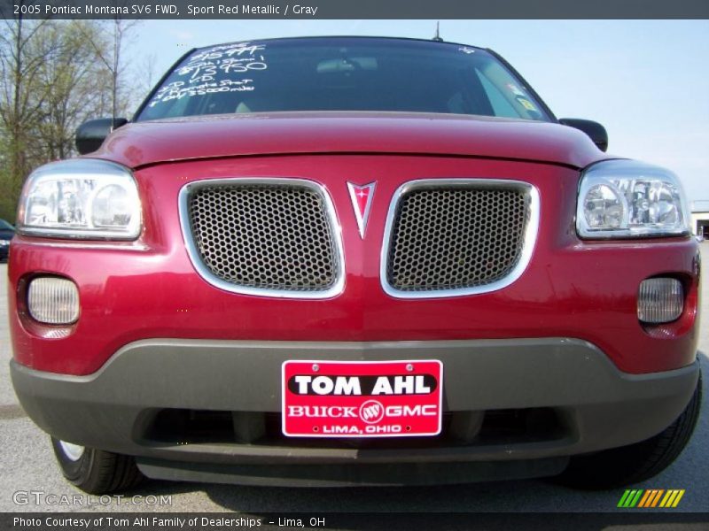 Sport Red Metallic / Gray 2005 Pontiac Montana SV6 FWD