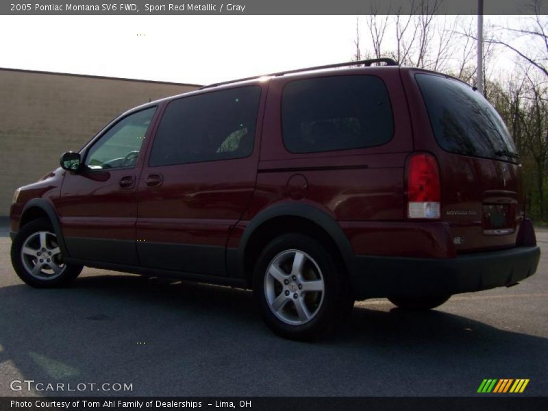 Sport Red Metallic / Gray 2005 Pontiac Montana SV6 FWD