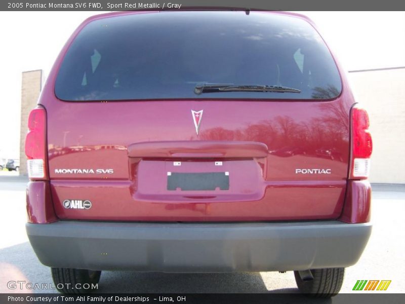 Sport Red Metallic / Gray 2005 Pontiac Montana SV6 FWD