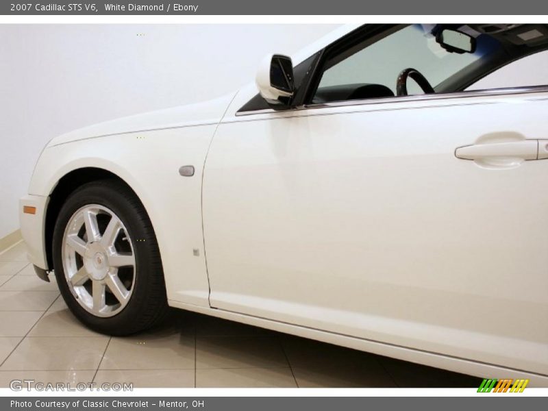 White Diamond / Ebony 2007 Cadillac STS V6