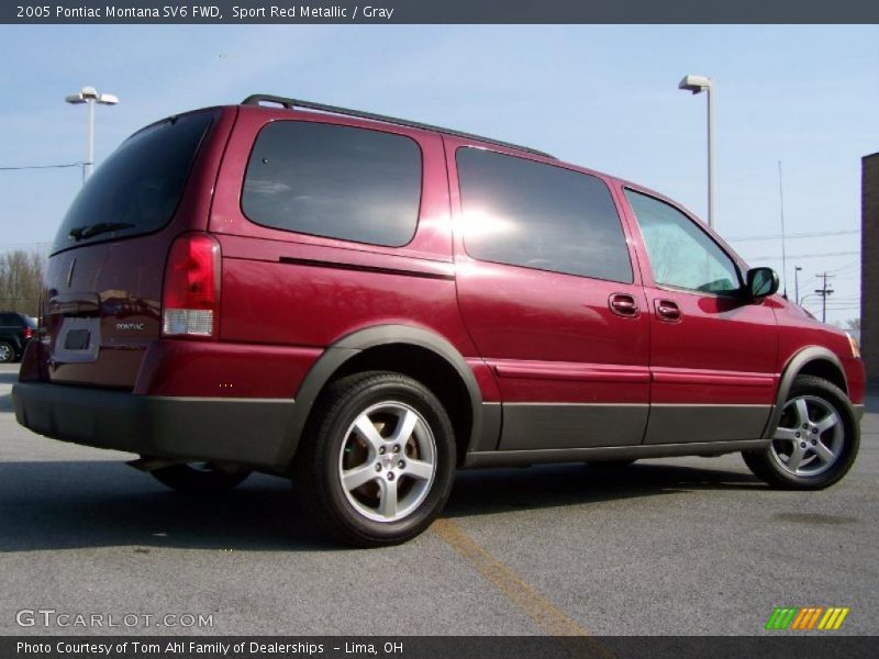 Sport Red Metallic / Gray 2005 Pontiac Montana SV6 FWD