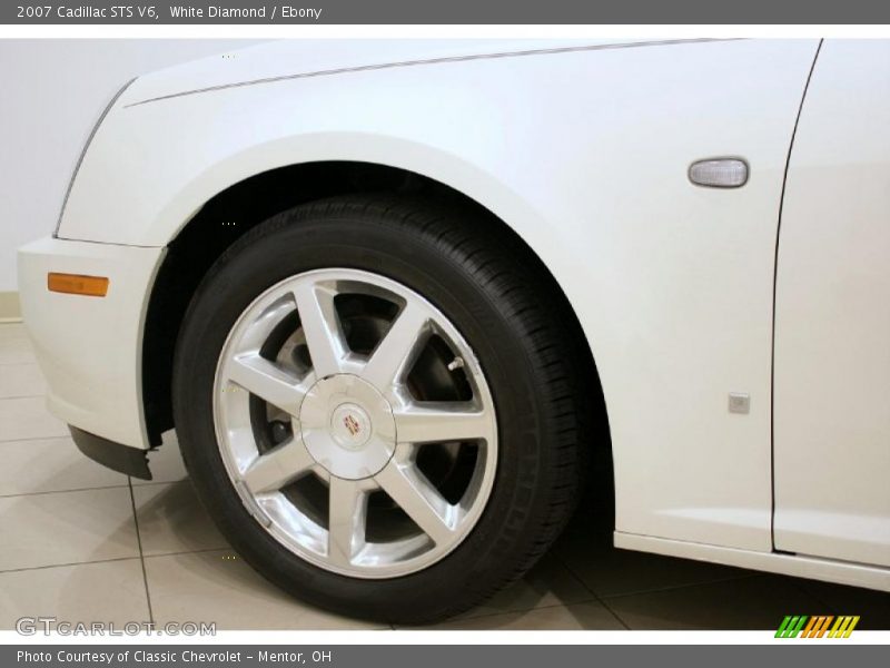 White Diamond / Ebony 2007 Cadillac STS V6