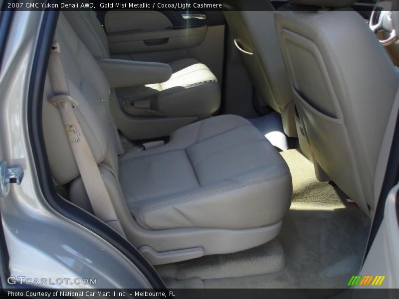 Gold Mist Metallic / Cocoa/Light Cashmere 2007 GMC Yukon Denali AWD