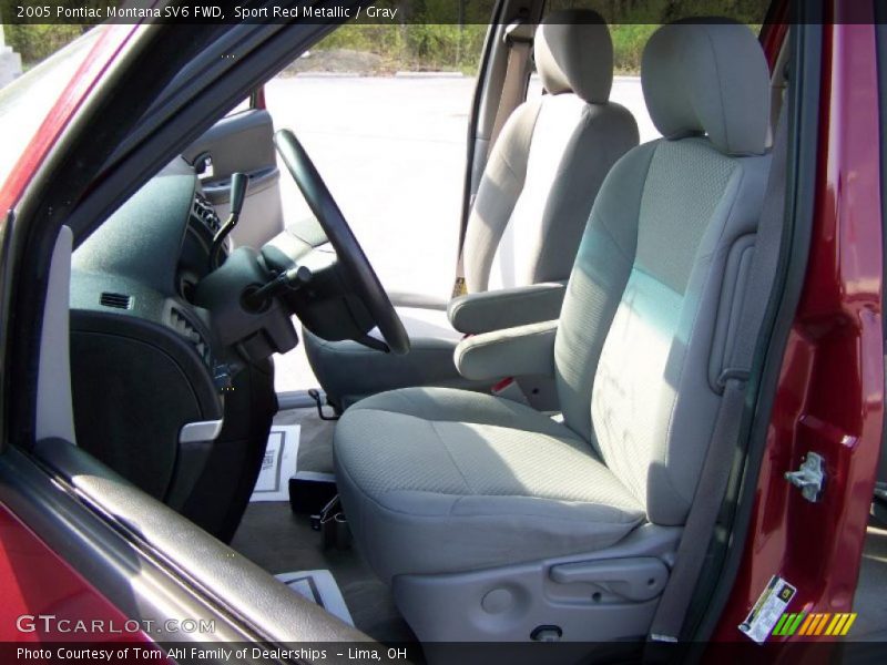 Sport Red Metallic / Gray 2005 Pontiac Montana SV6 FWD