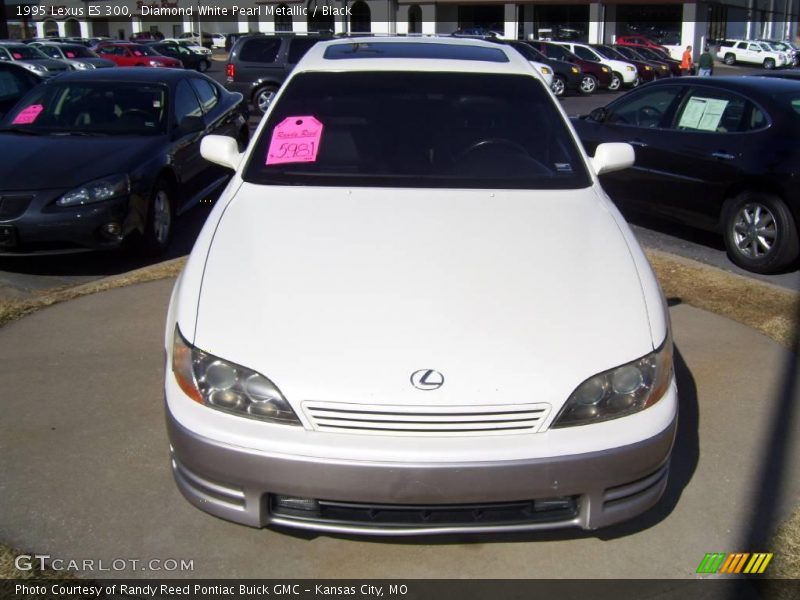 Diamond White Pearl Metallic / Black 1995 Lexus ES 300
