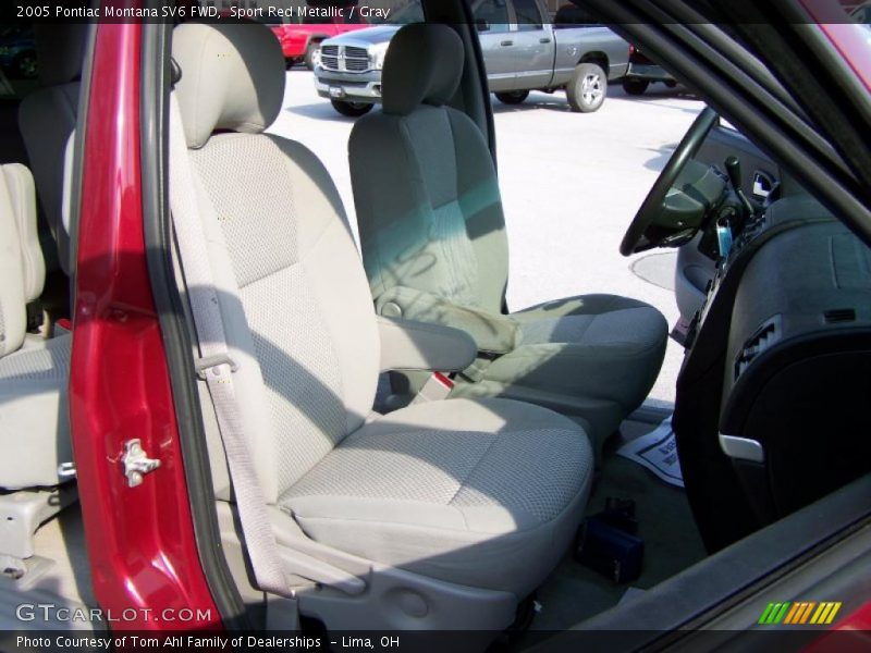 Sport Red Metallic / Gray 2005 Pontiac Montana SV6 FWD