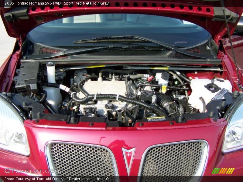 Sport Red Metallic / Gray 2005 Pontiac Montana SV6 FWD