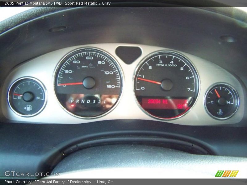 Sport Red Metallic / Gray 2005 Pontiac Montana SV6 FWD